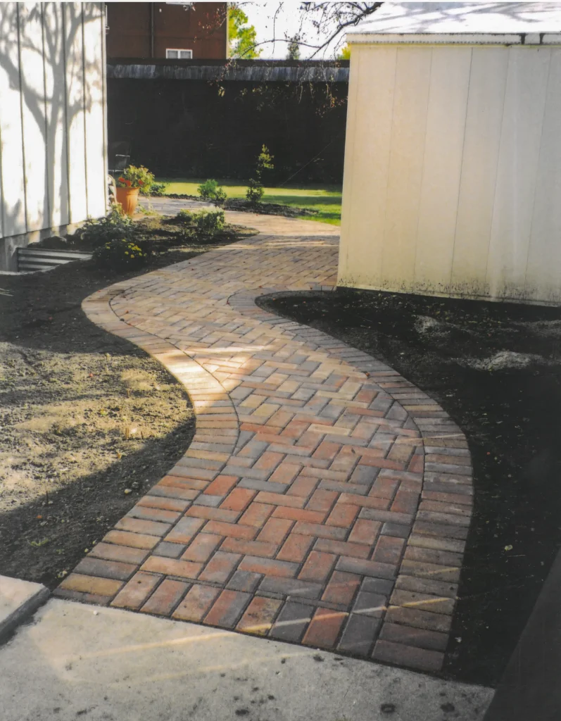 SKM_C451i24121707471 Brick outdoor walkway.